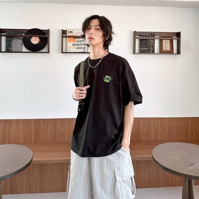 【現貨】CLOVER幸運草恐龍印花短T10