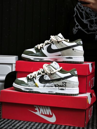 【訂製款】Nike Dunk Low 塗鴉無人區1