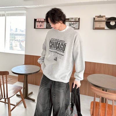 【現貨】CHICAGO印花大學T8