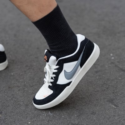 【國外限時超殺折扣連線!】Nike SB Force 58 影子灰 橘勾 小倒勾 ｜DV5477-0127