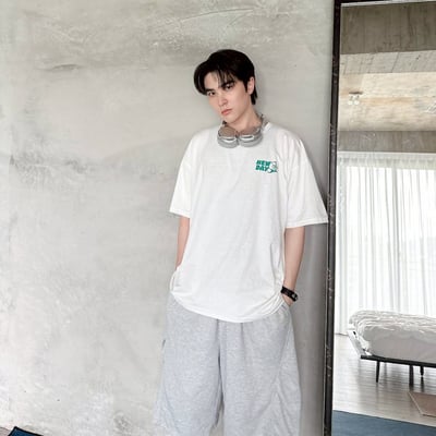 【現貨】NEWDAY吊帶小熊印花短T8