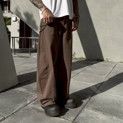 【現貨】百搭彎刀落地褲12