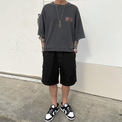 【現貨】 反車線工裝短褲2