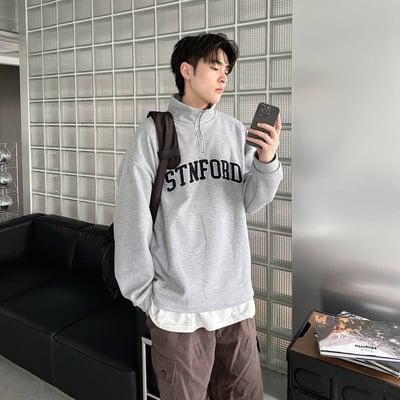 【現貨】STNFORD 毛巾繡小高領衛衣6