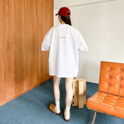 【現貨】aurocean斑駁字印花短T10