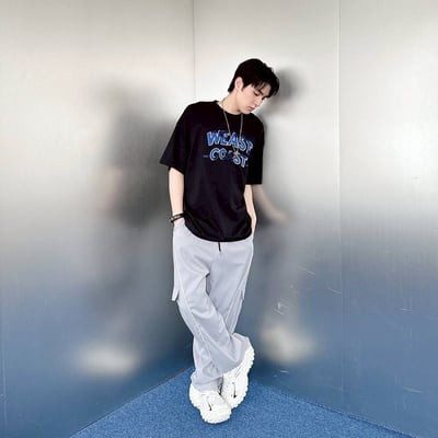 【SORONA® 涼感現貨】WEAST COAST接縫線造型貼布短T6