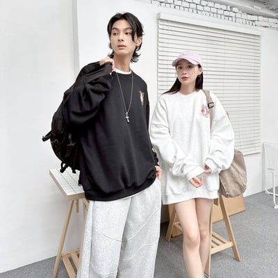 【現貨】Ghost Village幽靈貼圖印花大學T4