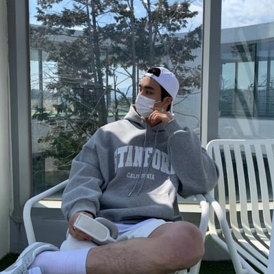 【現貨】STANFORD貼布繡重磅帽T7