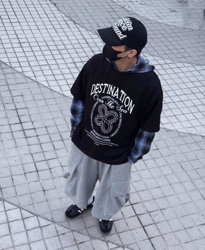 【撞衫率極低!!!現貨】變形蟲文字短T7