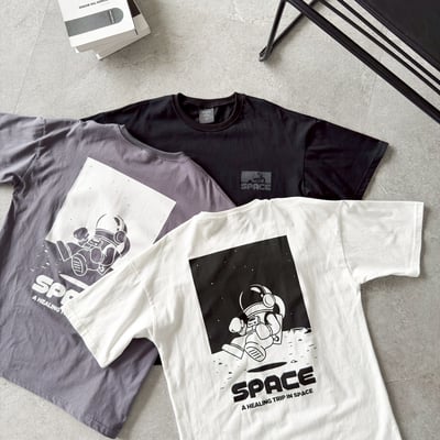 【現貨】SPACE太空人印花短T1