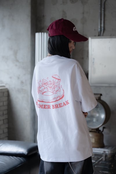 SUMMER BREAK甜品泳圈派對印花短T3