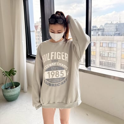 【現貨】1985美式標語刷毛大學T3