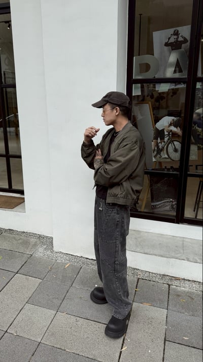 【小編已自留現貨】短寬尼龍運動MA1機能外套4