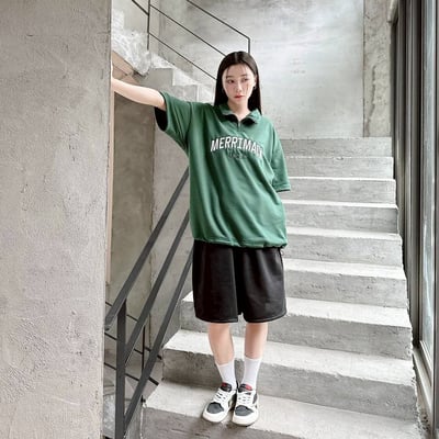 【現貨】MERRIMACK半高領拉鍊刺繡POLO衫7