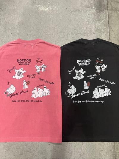 【爆款現貨再度重現】幽靈塗鴉做舊復古水洗T12