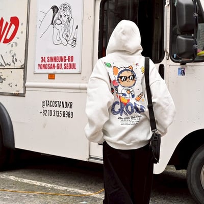 【現貨】CROSS 太空貓塗鴉感印花帽T1