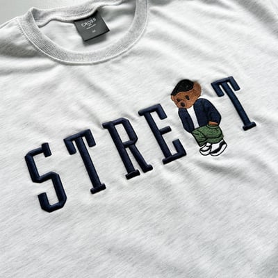 【現貨】STREET刺繡小熊短T11