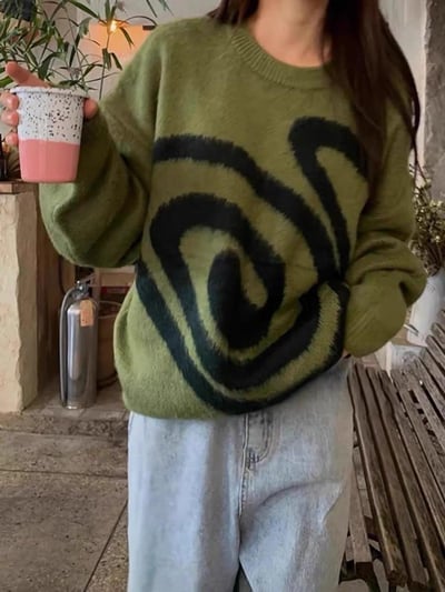 【質感單品】漩渦重磅毛衣9