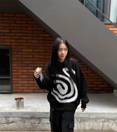 【質感單品】漩渦重磅毛衣2