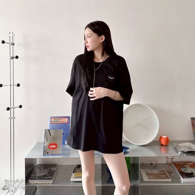 【現貨】DINNER TIME 鯊魚插畫印花短T3