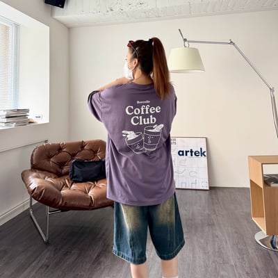 【現貨】咖啡俱樂部印花短T5