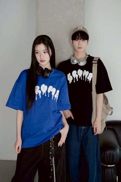 【現貨】CROMA潑漆流體發泡短T1