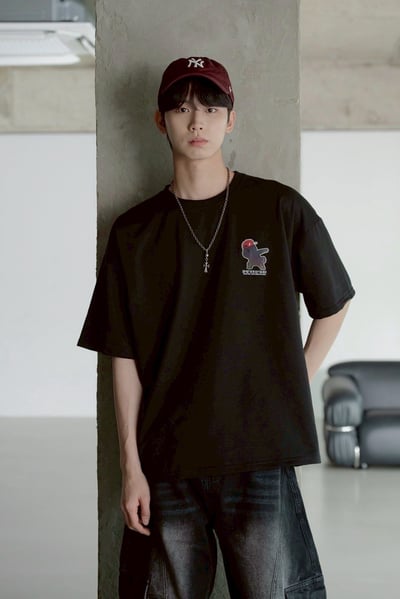 【現貨】閃電貓柴犬炫彩反光短T6