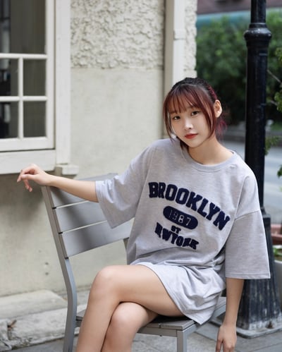 【現貨】BROOKLYN 1987美式毛巾繡短T3