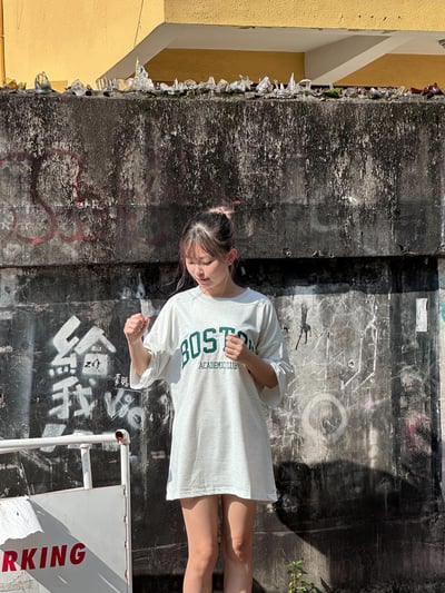 【熱銷款回歸現貨】BOSTON刺繡短T5