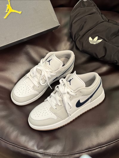 【現貨】Air Jordan 1 Low "Georgetown" GS白灰藍｜553560-1465