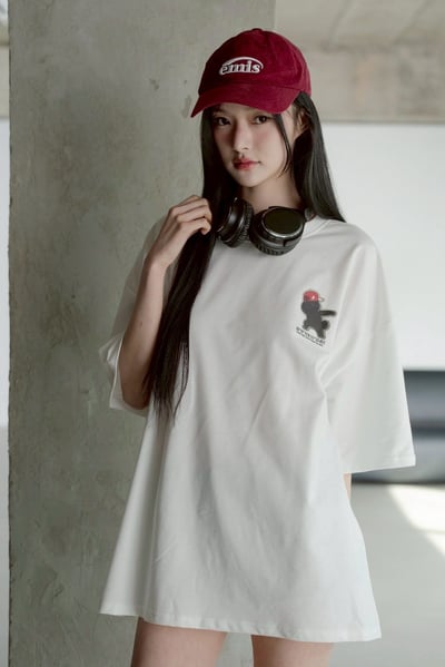 【現貨】閃電貓柴犬炫彩反光短T4