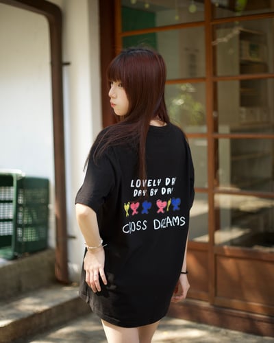 【現貨速發】甜度爆擊三色手繪愛心短T4