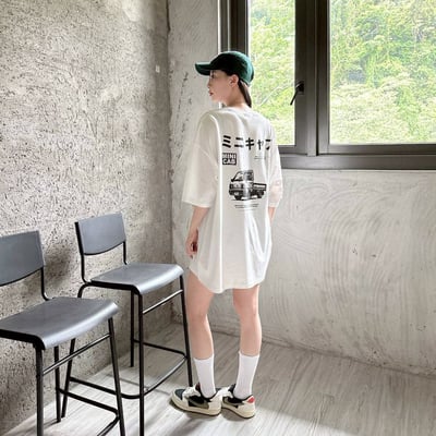 【現貨】MINI CAB日本貨車照片印花短T6