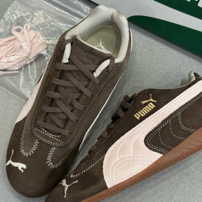 【國外折扣預訂!】PUMA SPEEDCAT WINE CLUB 摩卡奶棕 反車縫線 深咖啡｜402562-012