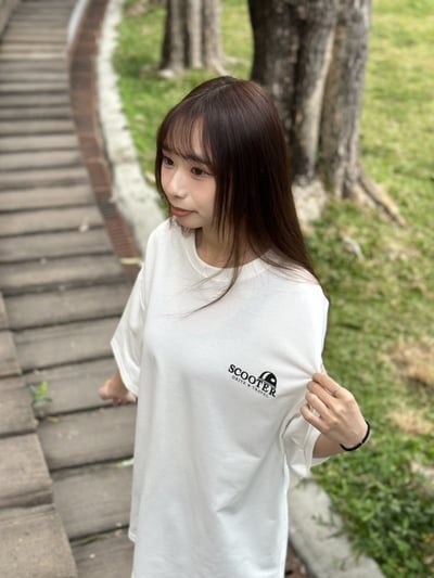 【現貨】復古摩托車短T6