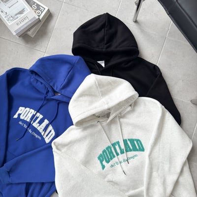 【現貨】PORTLAND刺繡帽T10