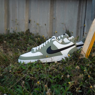 【新款!】NIKE COURT VISION LOW 小DUNK 橄欖綠 反轉橄欖綠  男鞋｜IM0459-1044