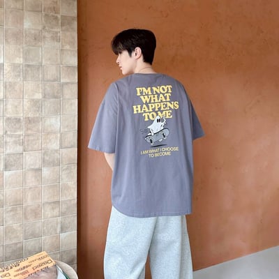 【現貨】IM NOT WHAT HPPENS TO ME幽靈滑板印花短T7