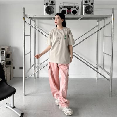 【現貨】韓國酒印花短T7