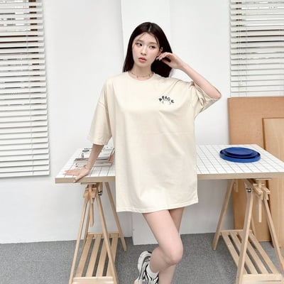 【現貨】PEACE虎斑貓打坐短T7