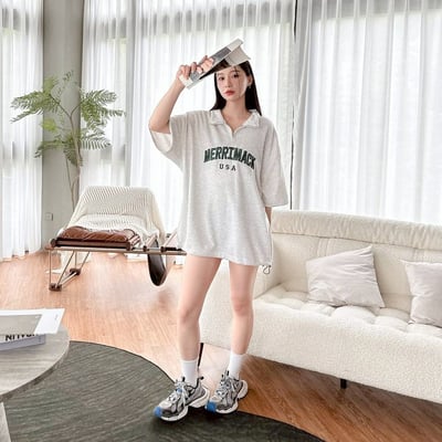 【現貨】MERRIMACK半高領拉鍊刺繡POLO衫4