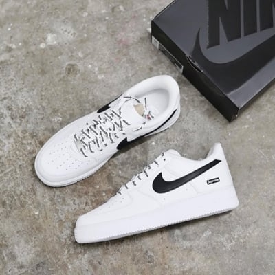 【爆款!限時接單】Supreme x Nike AIR FORCE 1 2025 25FW 聯名 白 低筒 復古休閒鞋｜CU9225-1024