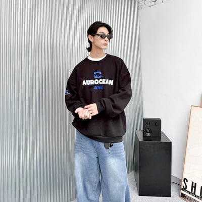 【現貨】AUROCEAN 2000 刺繡大學T2