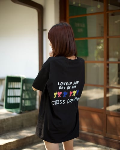 【現貨速發】甜度爆擊三色手繪愛心短T7