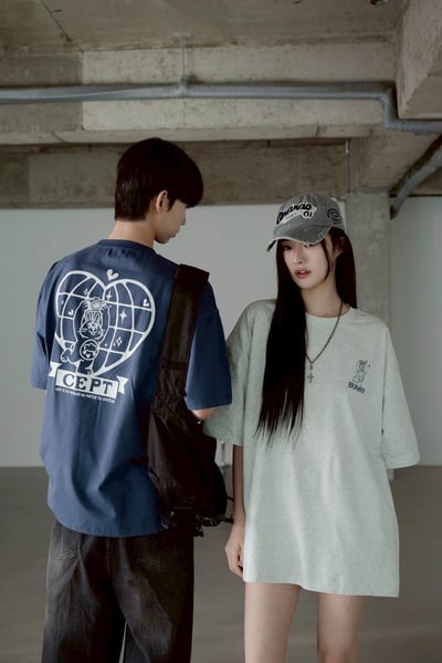 【SORONA® 涼感現貨】CEPT愛心BUNNY兔印花短T1