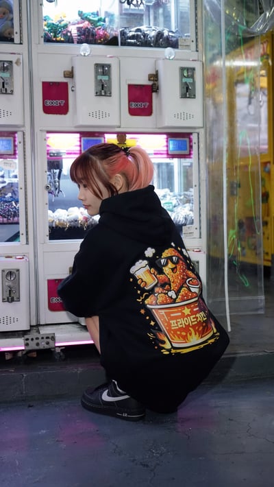 【聚會必穿!!!】炸雞俱樂部牛奶絨帽T1