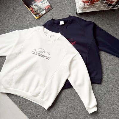 【現貨】aurocean美式刺繡大學T12