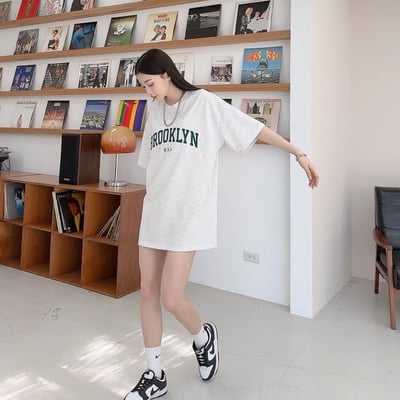 【現貨】電繡BROOKLYN字母短T7