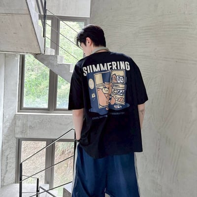 【現貨】SUMMERING冰箱小熊印花短T6