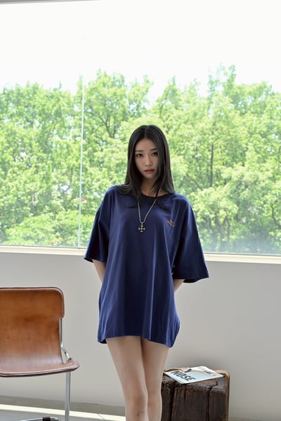 沙漠卡車插畫印花短T7